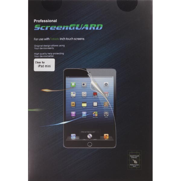 ScreenGUARD iPad Mini 1/2/3 näytönsuoja ja puhdistusliina